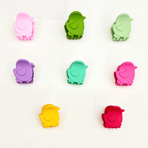 Frosted sugar fruit color chicken small grab clip New net red hair clip Hair clip Korean version of Korean plastic small hair claw bangs clip