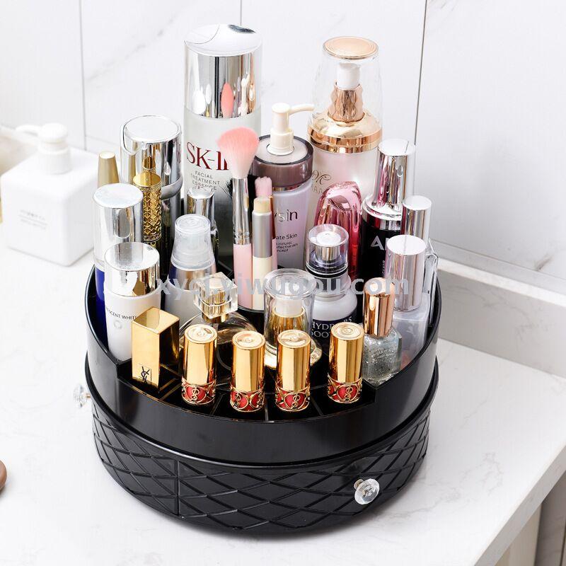 Acrylic cosmetics storage box, desktop lipstick compartments and organization box Specification image