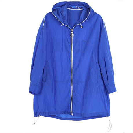 The new summer 2020 sun-protective clothing for women is loose, slimming, fashionable, Korean-style, lightweight and breathable. The mid-length coat is trendy Item Picture