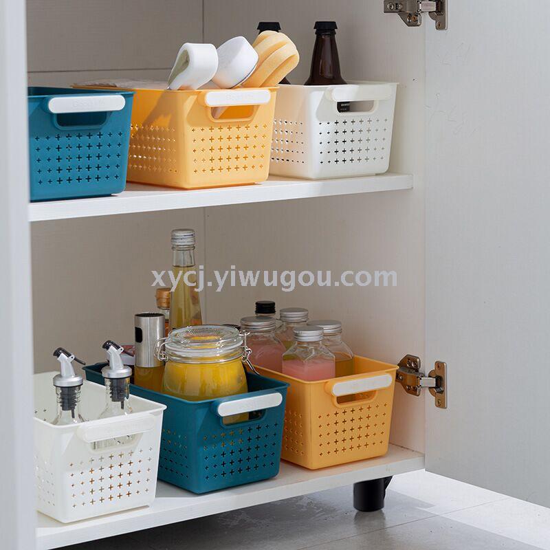 Desktop snack storage basket, empty storage basket, portable kitchen storage box Specification image