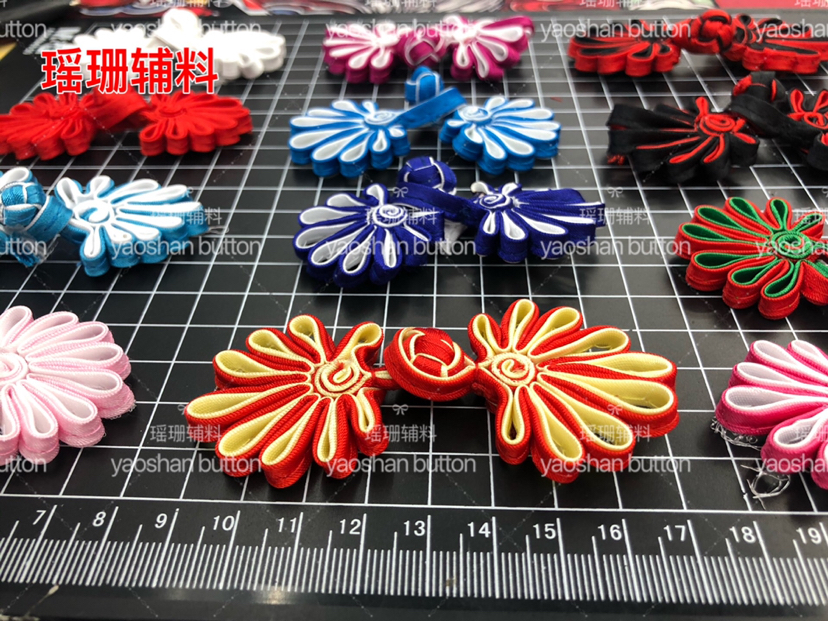 Button. Cheongsam button. Accessories for Chinese knot wedding invitations. Tang suits and Hanfu details Picture