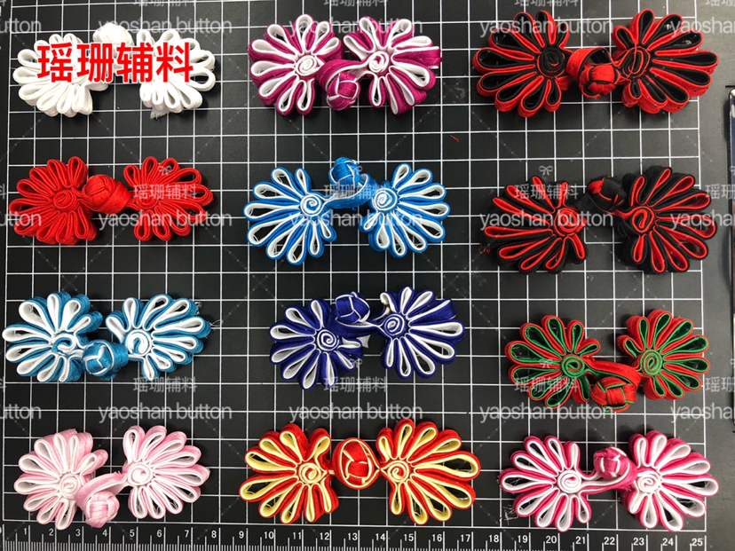 Button. Cheongsam button. Accessories for Chinese knot wedding invitations. Tang suits and Hanfu