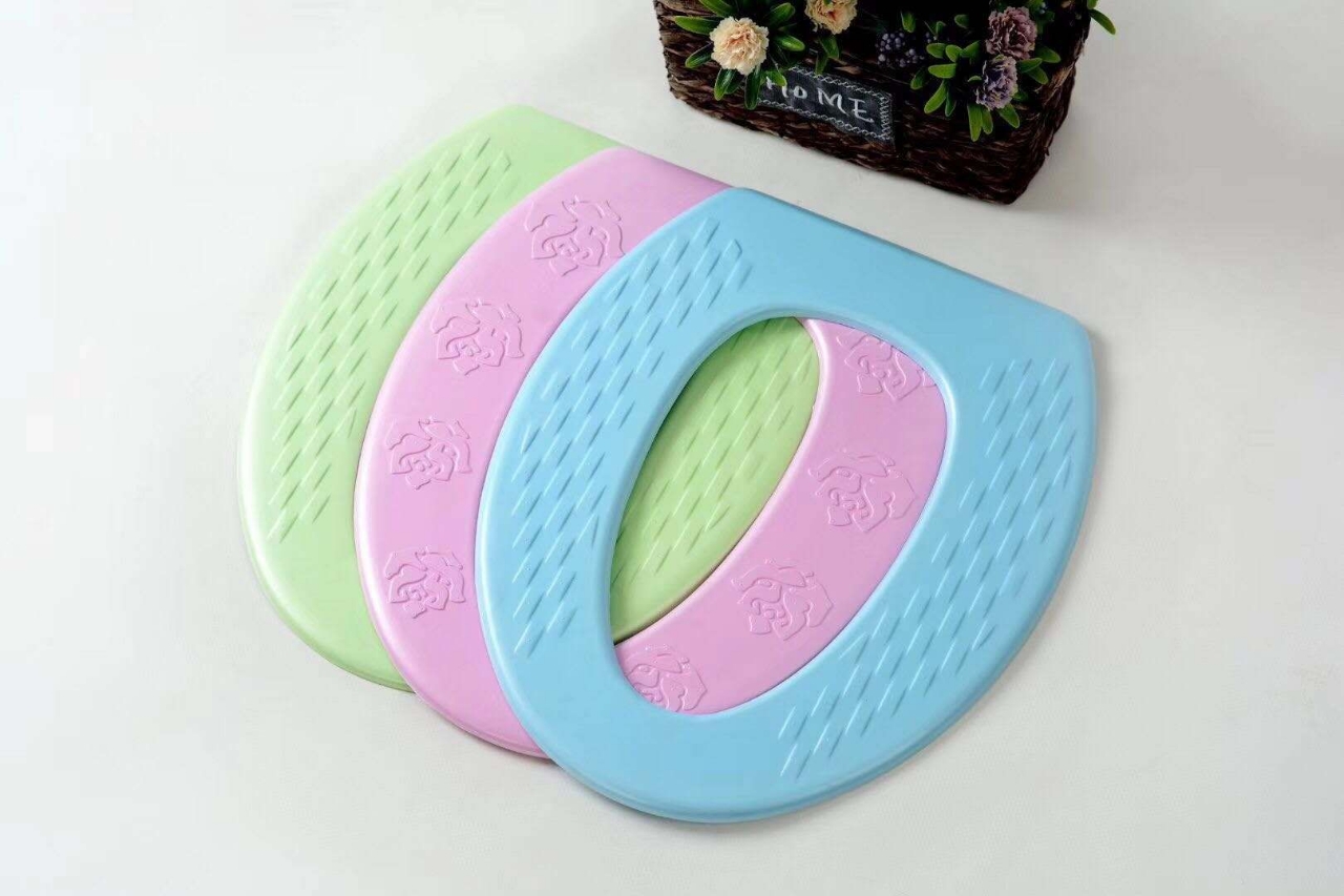 夏季马桶垫 高发泡粘贴式马桶坐垫EVA防水美观坐便器垫圈 坐便贴