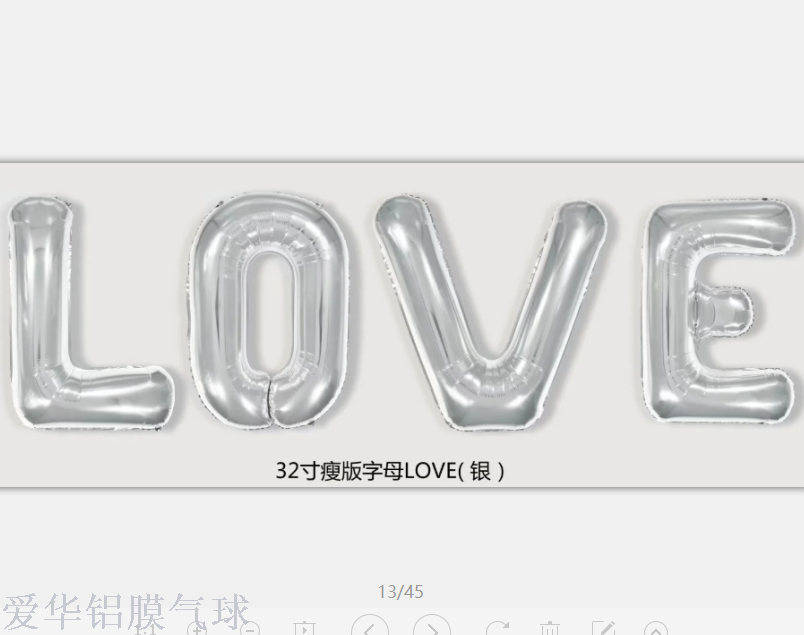 Wholesale 32-inch LOVE letter balloon decoration wedding dress party aluminum film balloon set Application Scenario