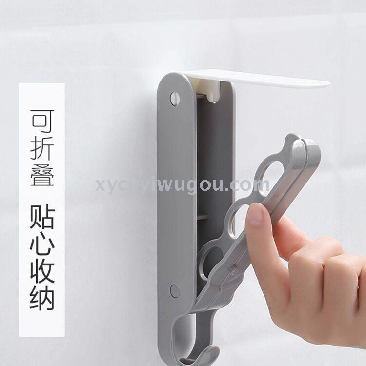 Wall-mounted washing machine hanger storage rack without drilling holes Application Scenario
