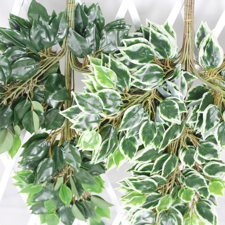 Simulation ficus leaf plastic ficus feel ficus branch fake ficus leaf simulation ficus leaf garden plant decoration