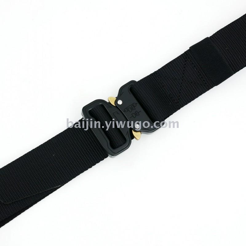 Cinturón táctico cobra de nylon black hawk entrenamiento para hombres cinturón multifuncional al aire libre golden golden pin Item Picture