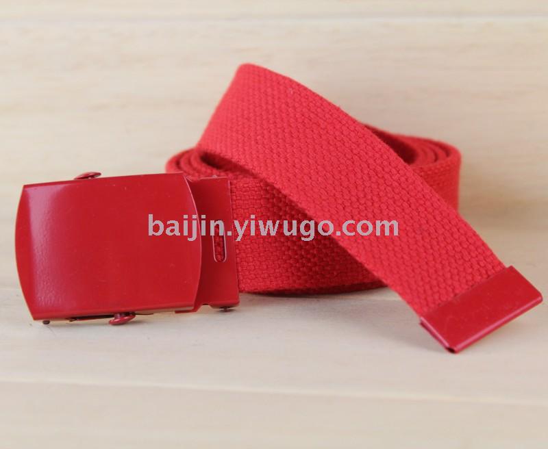 3cm multiplo spray hebilla regular poliéster algodón tejido cinturón cinturón DM080393 king pin Specification image