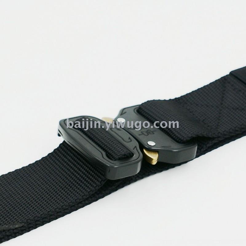 Cinturón táctico cobra de nylon black hawk entrenamiento para hombres cinturón multifuncional al aire libre golden golden pin details Picture