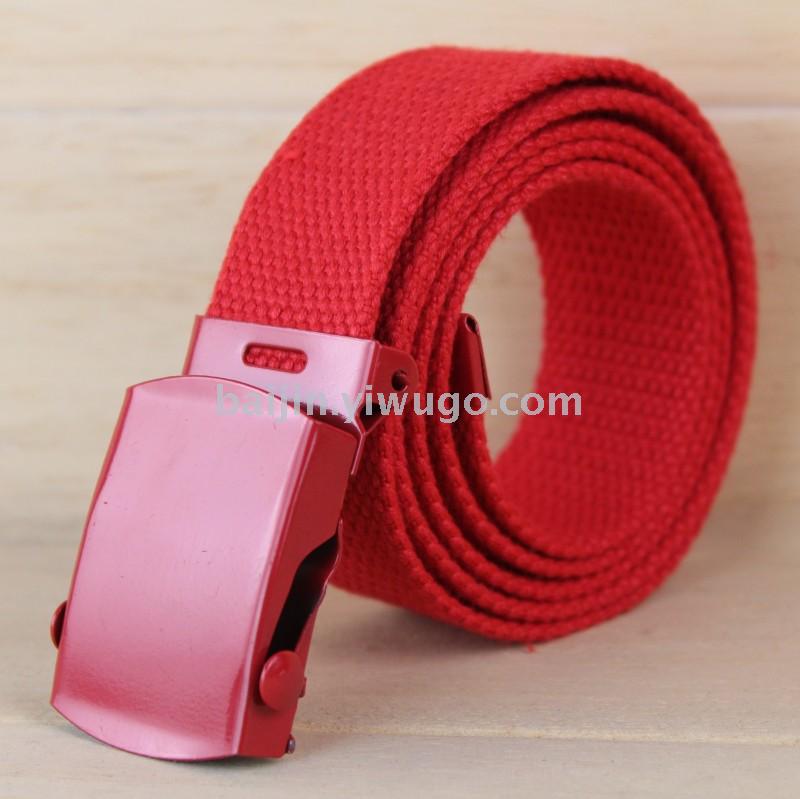 3cm multiplo spray hebilla regular poliéster algodón tejido cinturón cinturón DM080393 king pin