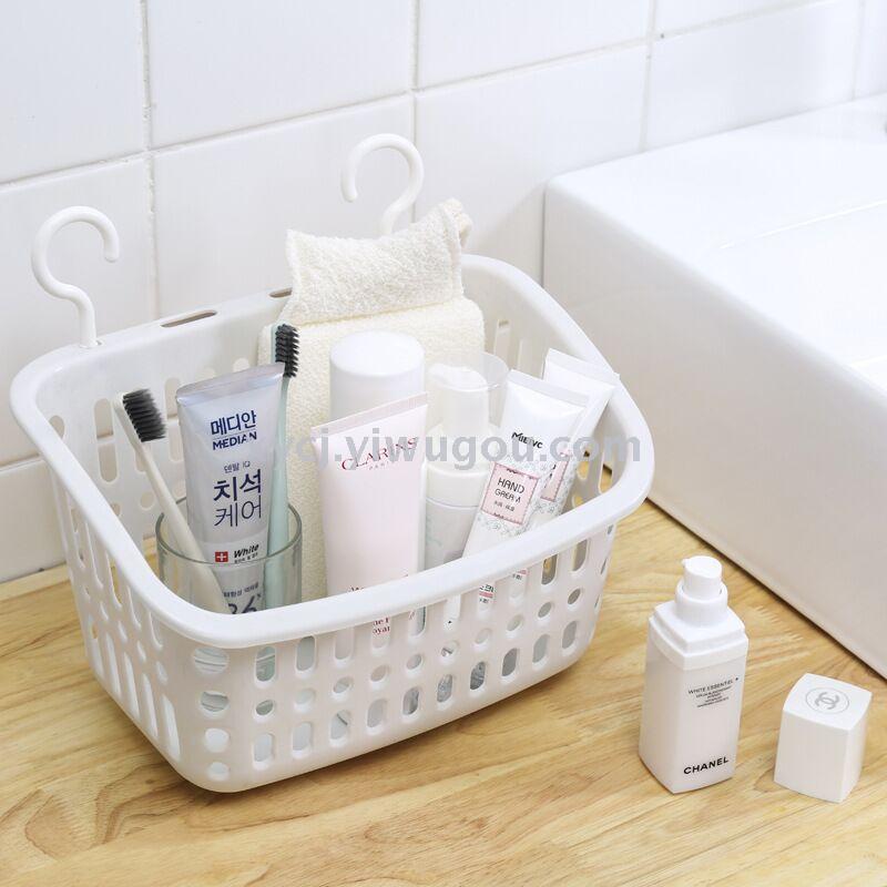 Hook storage basket, kitchen hanging basket, bathroom storage basket