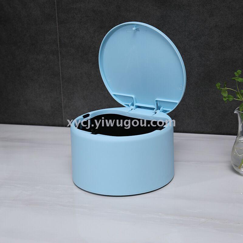 Circular press trash can Specification image