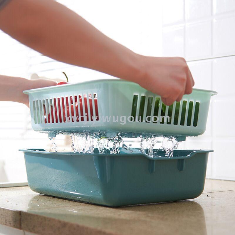 Kitchen washing basin rice washer Plastic washing basket