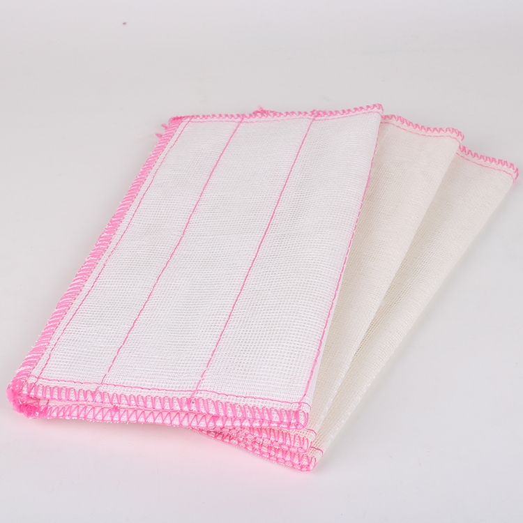 Factory wholesale microfiber dishcloths, kitchen cleaning cloths, five-layer water-absorbing dishcloths that do not stick to oil or shed fibers