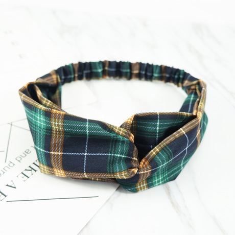 Wholesale of new retro-style sub-hair bands for Korean women with thick cross knots for face washing and makeup Specification drawing