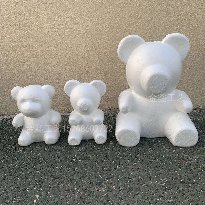 泡沫小熊模具，PE花玫瑰熊泡沫