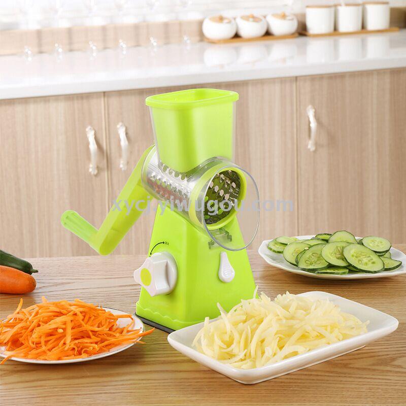 Rotary hand roller Grater Multi-function vegetable cutter