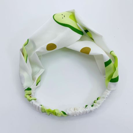 Wholesale factory direct sales of new Korean-style fruit series cross bow fashion hair bands and multi-color fabric headbands details Picture