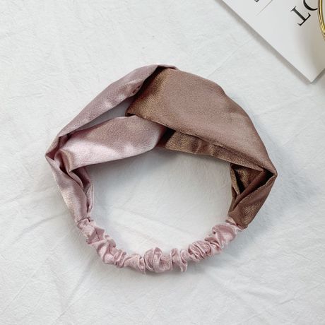 Wholesale of the popular new cross-color hair band, Korean fresh and simple elastic hair band for washing and binding Specification drawing