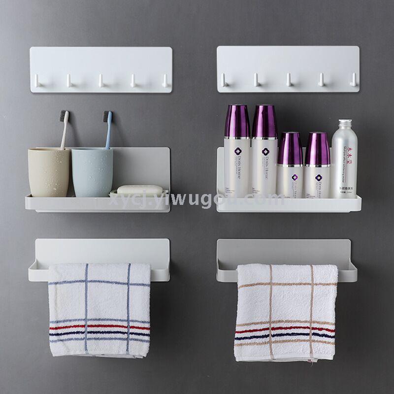 Wall-mounted seamless storage rack