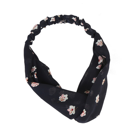 Simple and retro Korean-style printed facial mask, loose and tight interlaced hair accessories and headwear factory direct sales in stock Item Picture