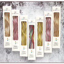 Threaded candles Curved candles Golden candles Birthday candles cake Party candles decorative craft candles