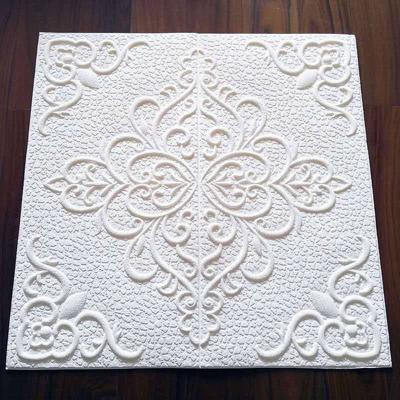 防水自粘3D立体软包背景墙贴
