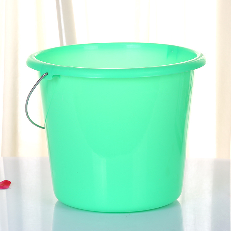 Factory direct sales of 10L portable plastic bucket, household car wash and irrigation plastic bucket, pp material plastic bucket Specification image