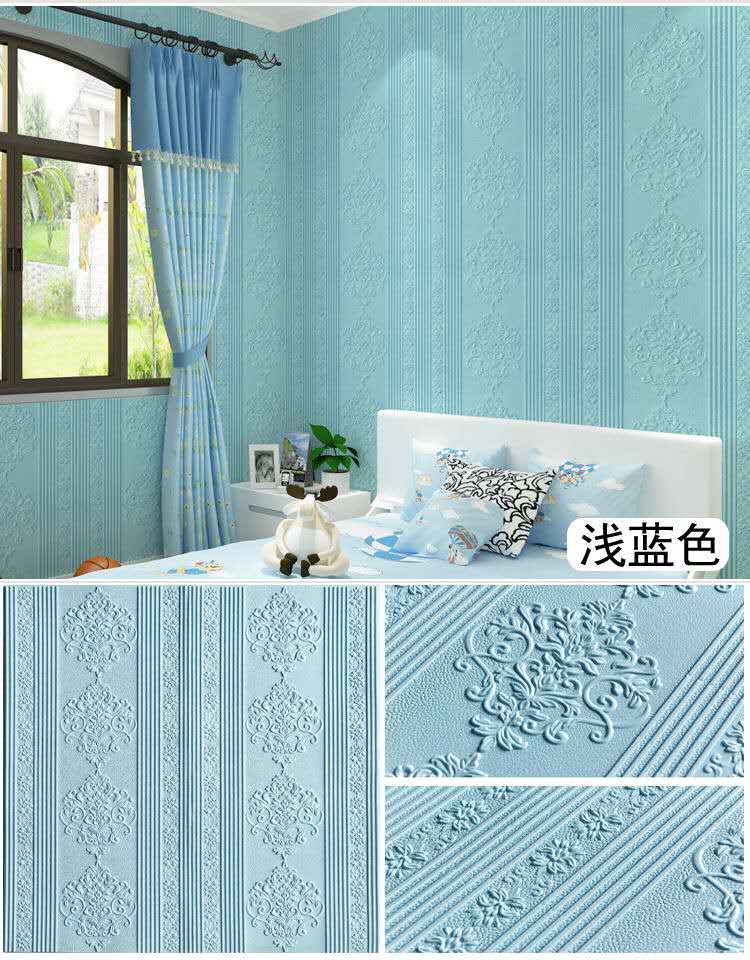3D立体墙贴防水自粘软包防潮墙贴细节图