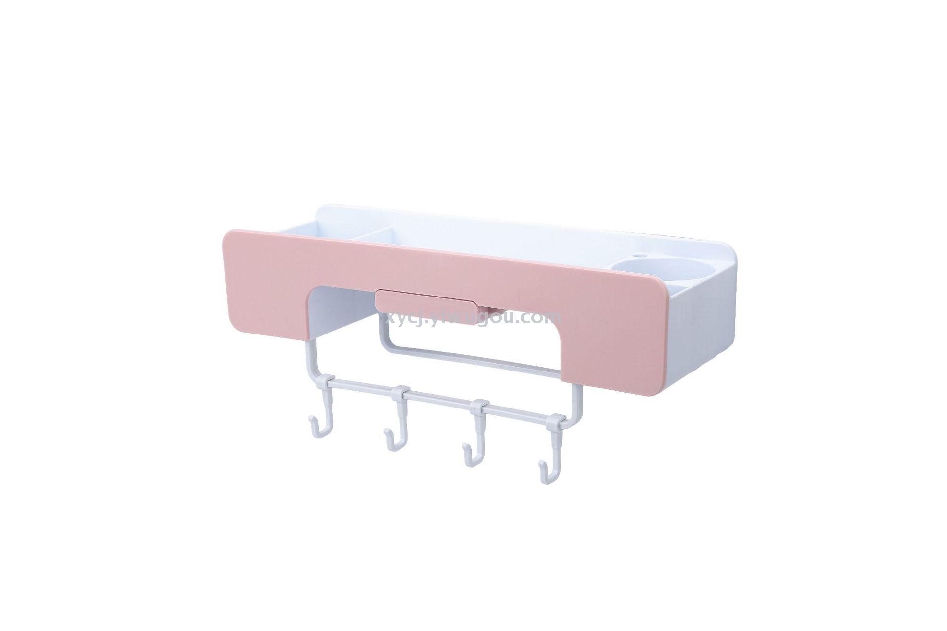Multi-functional non-drilling wall-mounted towel rack for bathrooms, kitchens and toilets Item Picture