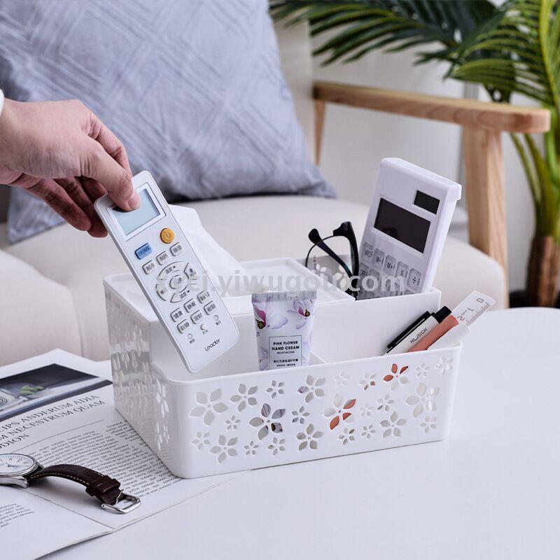 Creative multi-functional hollowed-out tissue box