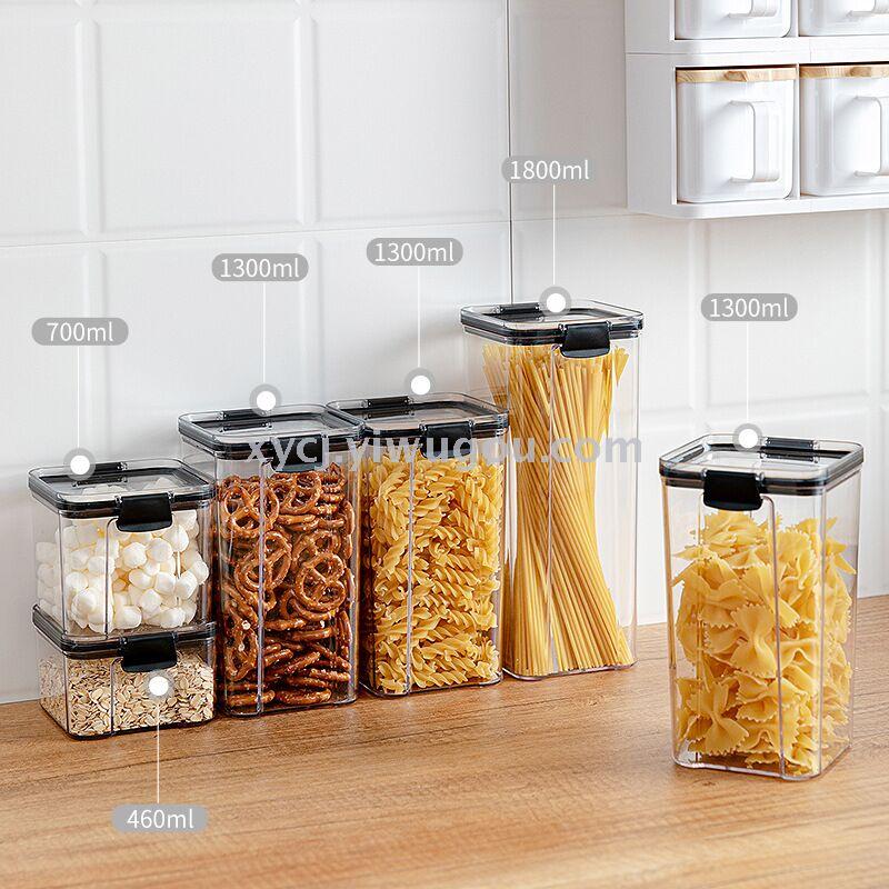 Multi-functional kitchen sealed jar, spice, food and nut storage jar