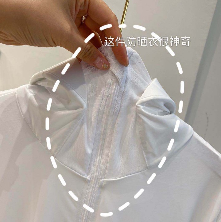 Women's ice silk sun-protective clothing, a versatile outdoor mask for sun protection and UV protection details Picture