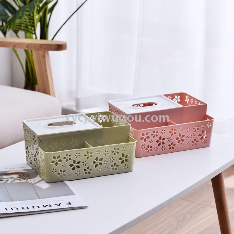 Creative multi-functional hollowed-out tissue box Item Picture