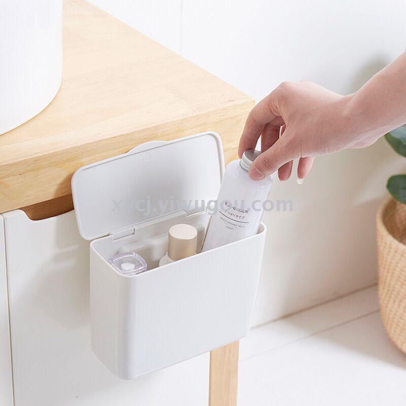 Punch-free hanging bathroom water tank storage rack