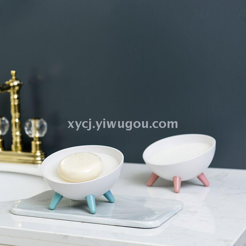 Creative hemispherical soap box bathroom soap storage rack with sponge details Picture