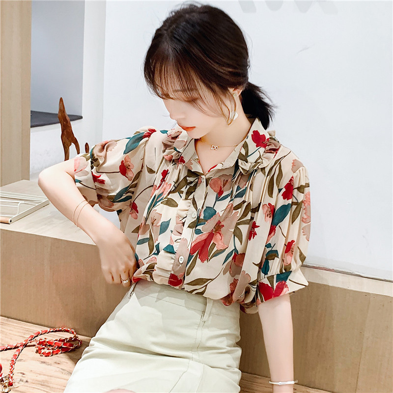 蕾丝、雪纺衫实物图