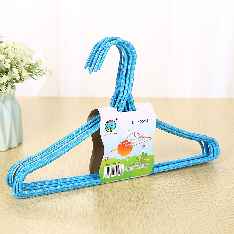 0515 Children's thickened anti-rust, seamless, plastic-coated clothes drying rack, simple, sturdy, durable and anti-slip clothes drying rack for home use Specification image