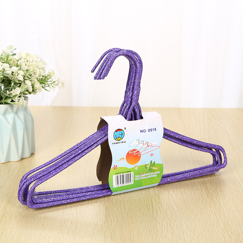 0515 Children's thickened anti-rust, seamless, plastic-coated clothes drying rack, simple, sturdy, durable and anti-slip clothes drying rack for home use details Picture