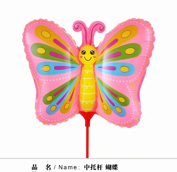 Factory wholesale of medium support rod balloons, animated cartoon children's toys, aluminum film balloons Application Scenario