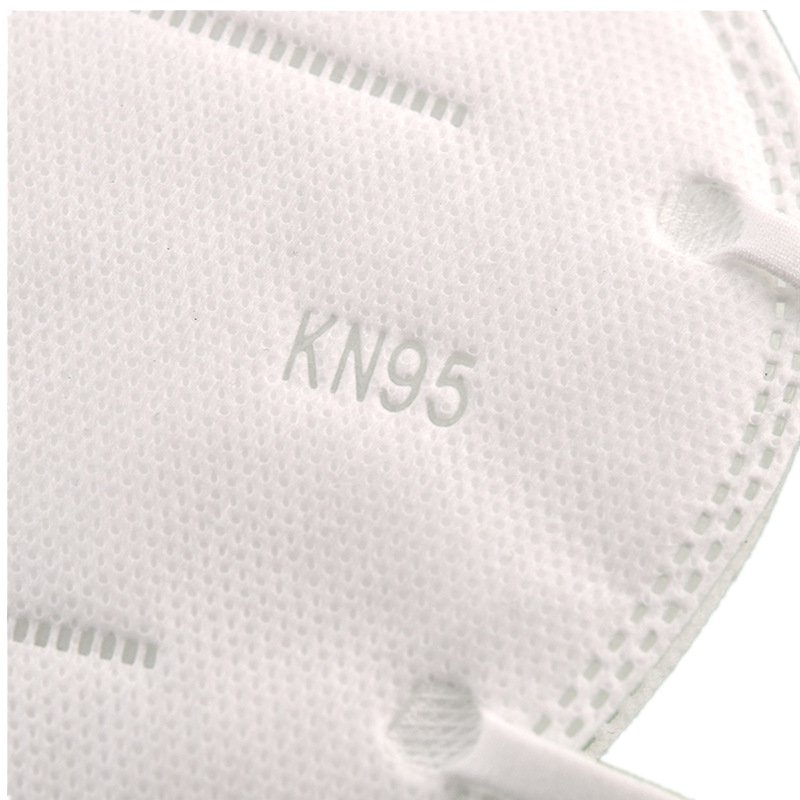 源头厂家欧盟资质 KN95五层防尘透气民用一次性防护内置鼻梁口罩详情图5