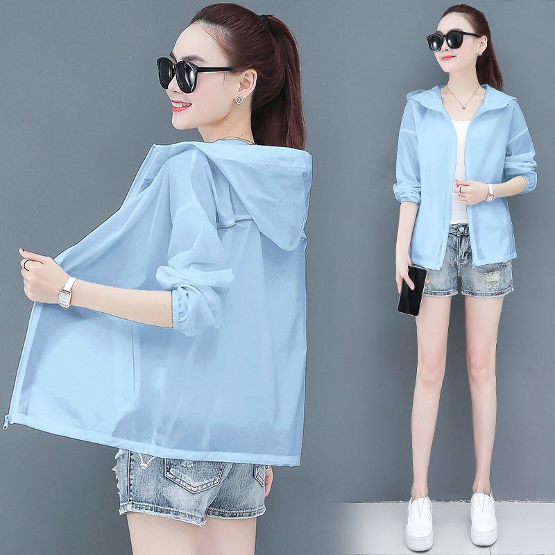 2020 Summer new style sun-protective clothing, short and versatile Korean style sun-protective clothing, outdoor sun-protective shirt, light jacket details Picture