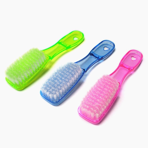 Crystal shoe brushes, daily necessities cleaning tools, cleaning brushes, large-sized, enlarged and thickened transparent plastic shoe brushes, clothing brushes, hard bristles details Picture