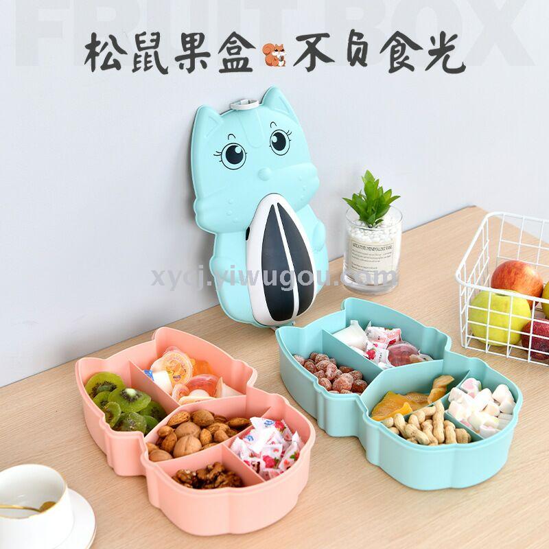Creative cartoon squirrel shape fruit box