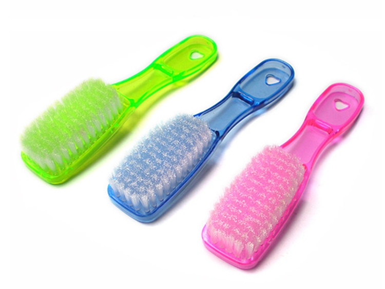 Crystal shoe brushes, daily necessities cleaning tools, cleaning brushes, large-sized, enlarged and thickened transparent plastic shoe brushes, clothing brushes, hard bristles Application Scenario