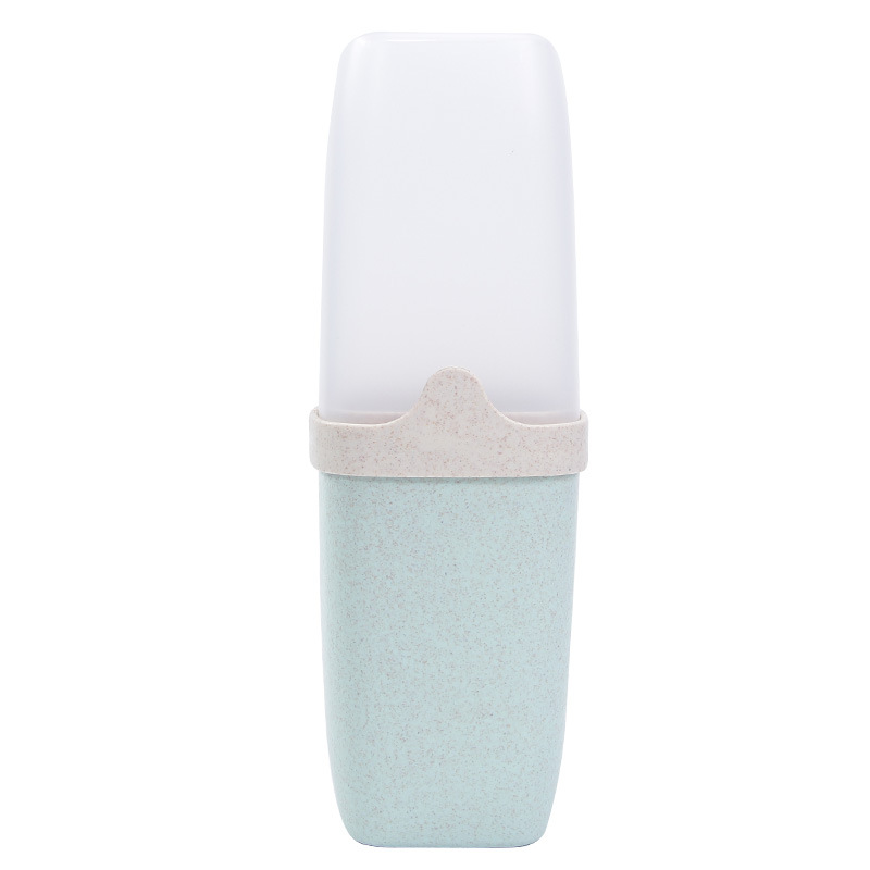 Wheat bellflower thickened toiletry cup, outdoor portable travel toothbrush cup, toiletry set Item Picture