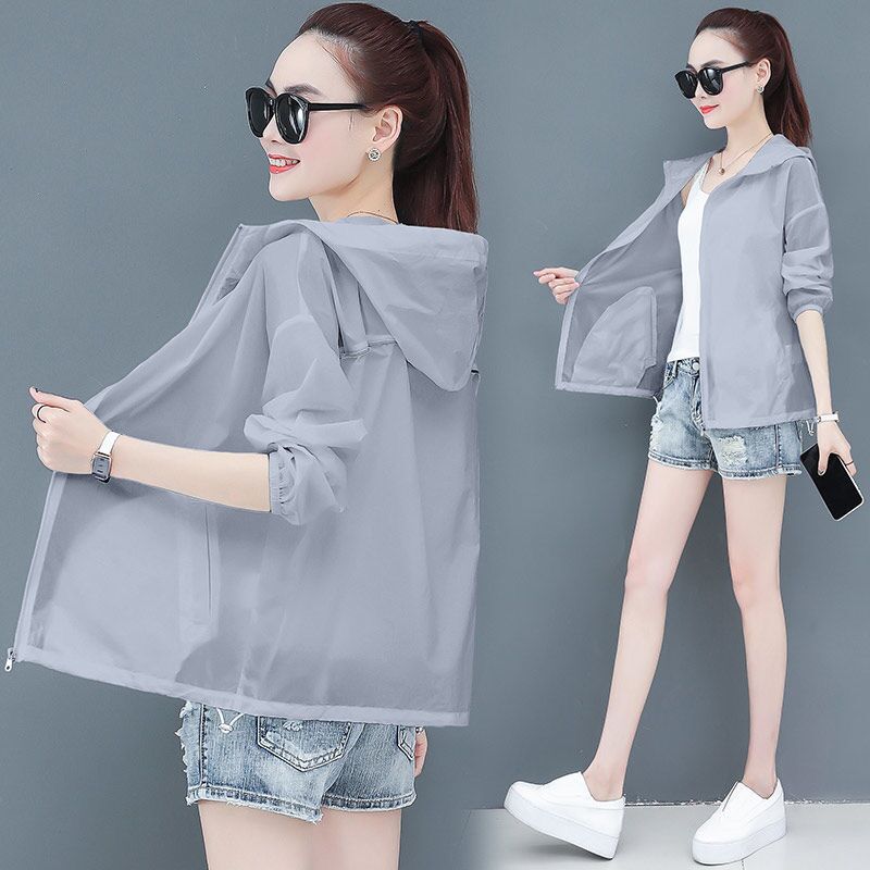 2020 Summer new style sun-protective clothing, short and versatile Korean style sun-protective clothing, outdoor sun-protective shirt, light jacket Application Scenario