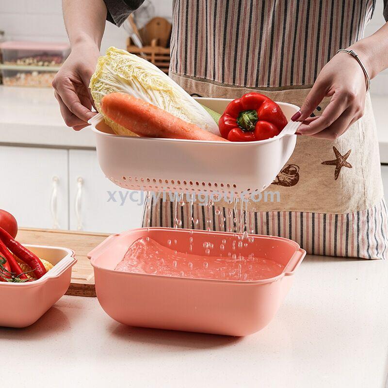 Nordic pink and blue creative vegetable and fruit baskets details Picture