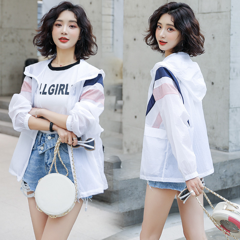 Student Korean-style loose and trendy sun-protective clothing for girls, 2020 summer new women's wear, thin, breathable and versatile short coat