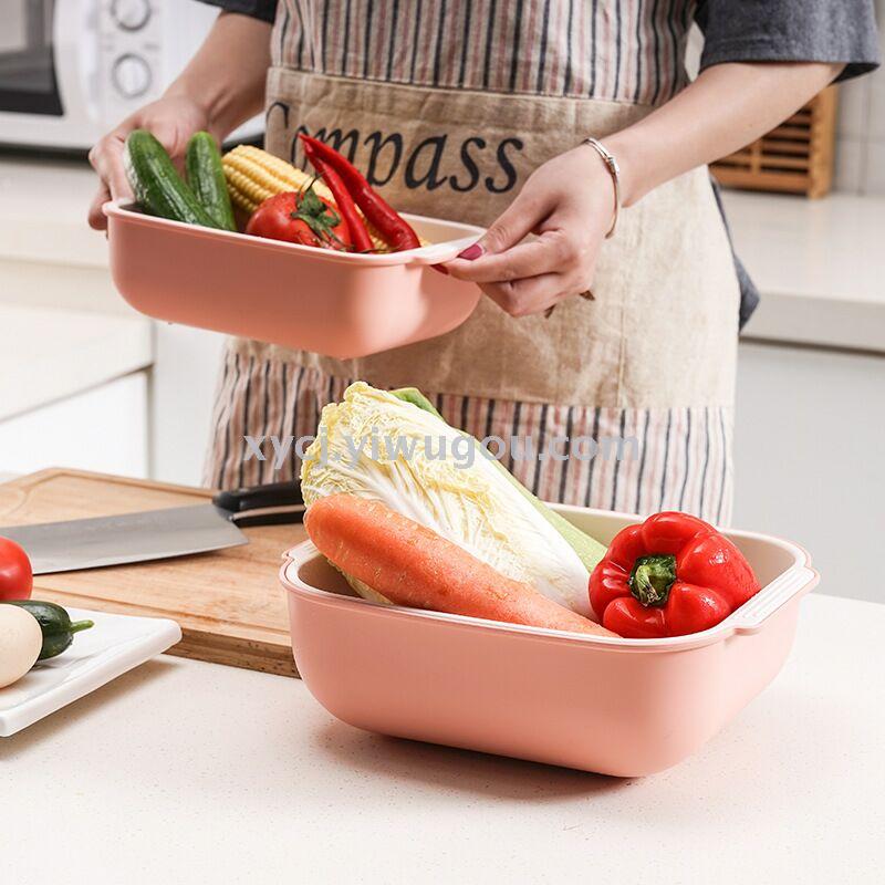 Nordic pink and blue creative vegetable and fruit baskets Application Scenario